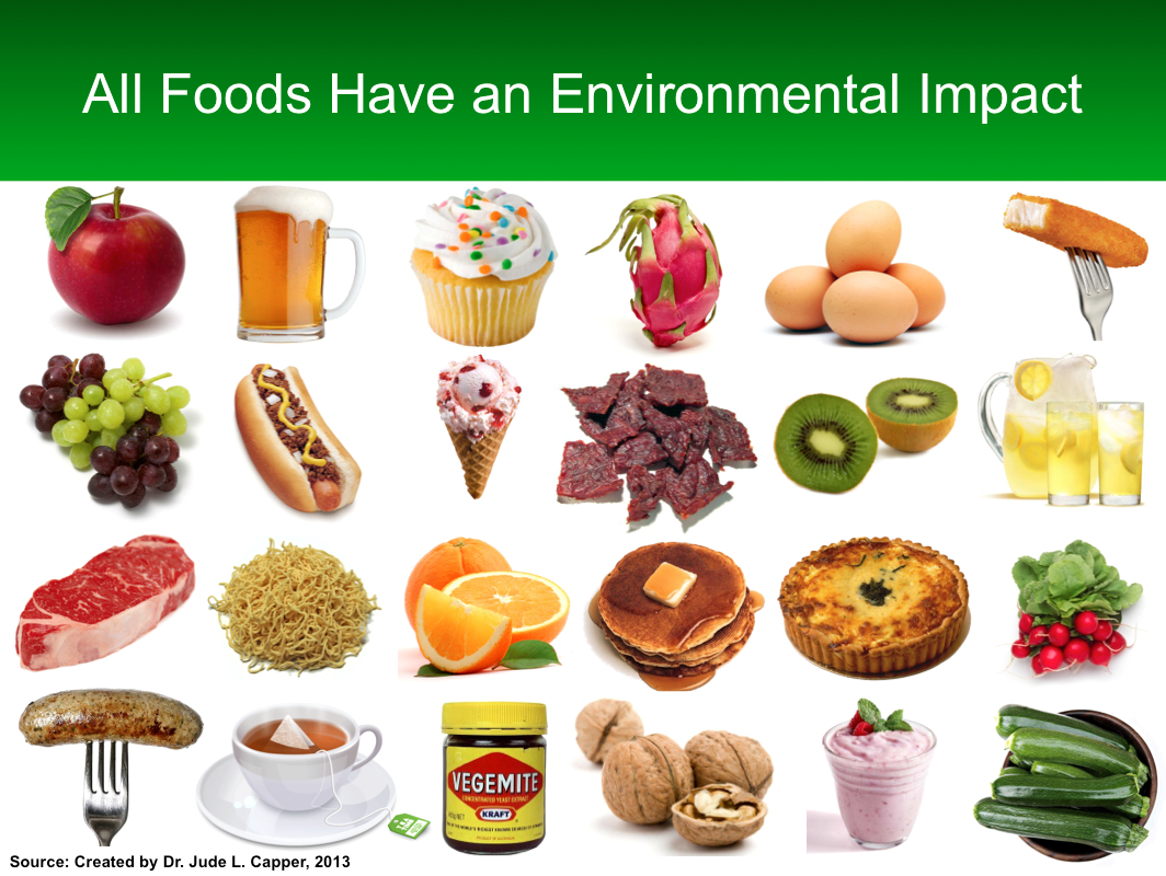 All food have an environmental impact